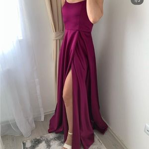 Xscape Plum Gown